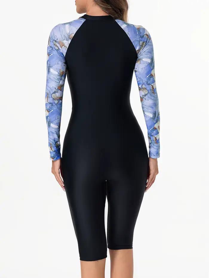 Maillot de bain une pièce avec fermeture éclair