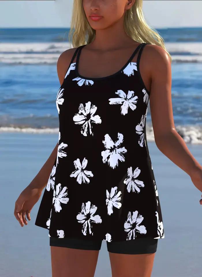 Bikini ensemble deux pièces élégant pour femmes, tenue de plage, style européen et américain, pour les festivals d'été et les voyages de vacances
