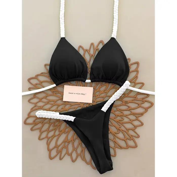 Bikini Push Up Femme Style Plage Nylon Terilène Occasions Estivales Plage Vacances Journées Chaudes