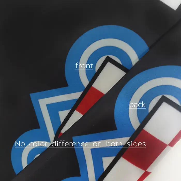 Bannière de drapeau personnalisée, Logo de toutes tailles, couleur, entreprise de voyage, marque de publicité, trous métalliques en laiton pouvant être une pièce Double face