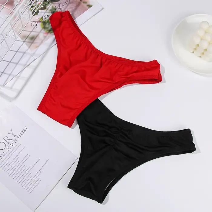 Maillot de bain en forme de T pour femmes et filles