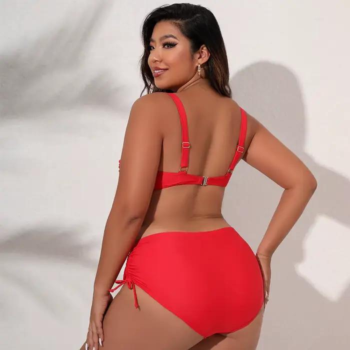 Maillot de bain femme 4XL ensemble bikini élégant sexy nouvelle collection polyester élasthanne confortable ocassions estivales