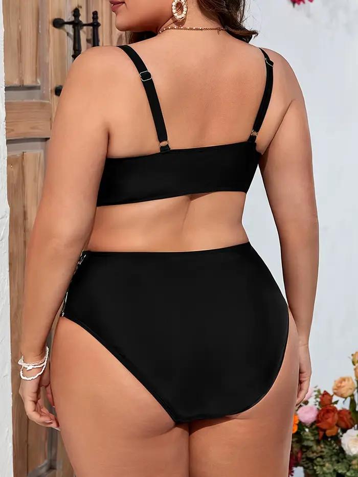 Maillot de Bain Grande Taille Femme Imprimé Léopard Pour Nager Tailles 0XL-5XL Occasions Spéciales Plage Natation Style Moderne