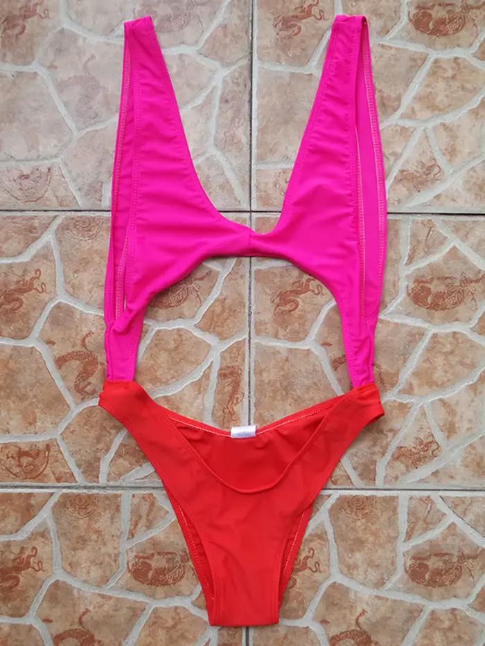 Nouveau maillot de bain une pièce sexy monokini avec effet ventre plat pour femme V110C