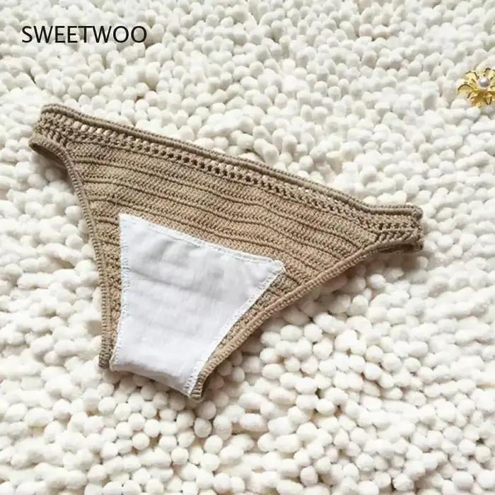 Maillot de bain crochet style bohème chic des prairies ensemble de bikinis pour femme plage jeunes occasions spéciales
