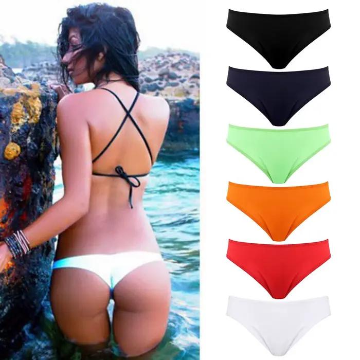 Maillot de bain en forme de T pour femmes et filles