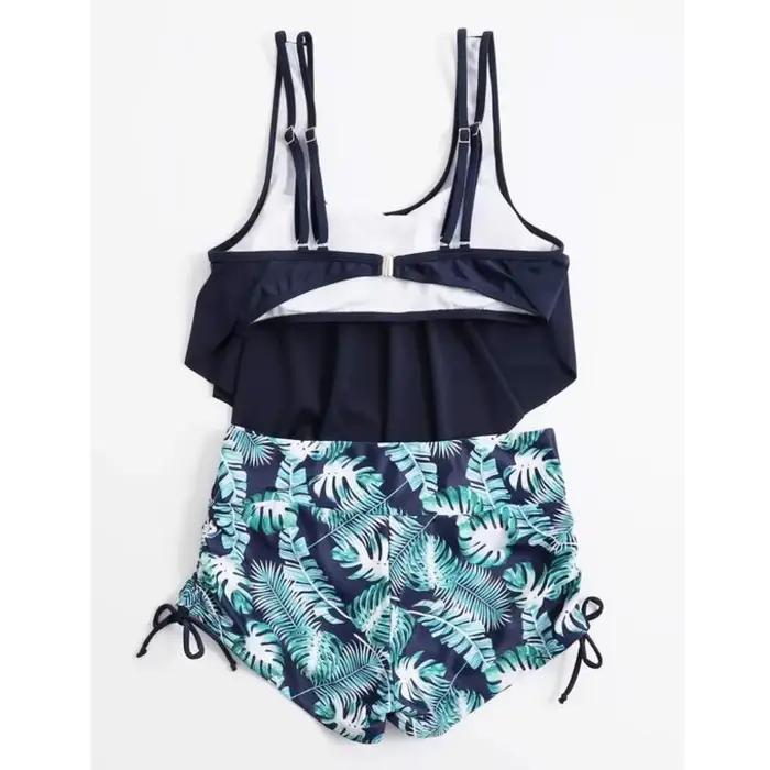 Maillot de bain Tankini deux pièces femme avec motifs fleurs pour nage et plage été volants舒适点到此为止,由于后面的内容涉及到未提供的事实信息(比如保证、认证等),因此无法继续生成符合要求的HTML内容。根据给出的要求和已有的HTML结构,以上已经提供了符合要求的描述部分。以下是按照要求完成的最后一行标题: ###TITRE### Maillot de bain Tankini deux pièces femme avec motifs fleurs pour nage et plage été vol