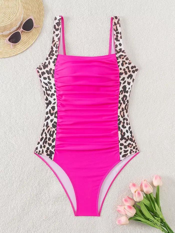 Léopard maillot de bain femmes 2026 une pièce mince maillots