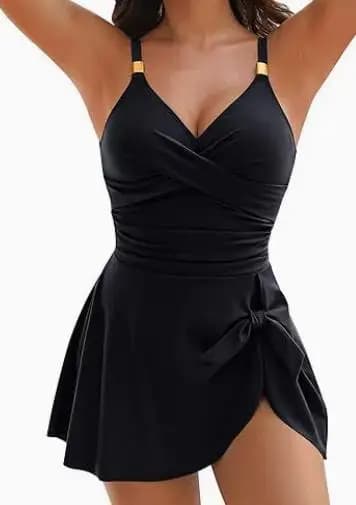 8 couleurs mignon femmes maillot de bain ventre contrôle Sexy une pièce mince et confortable froncé