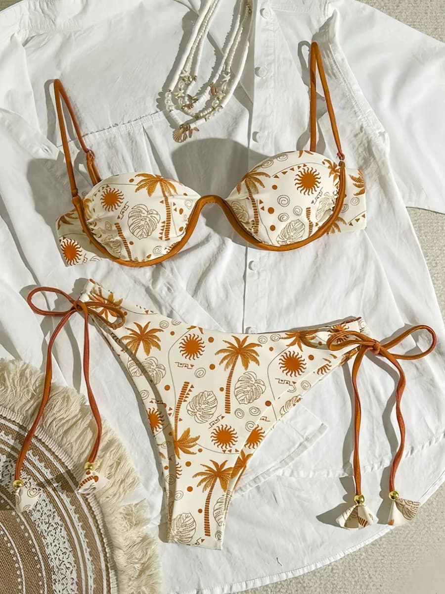 Sexy femmes maillot de bain femme maillot de bain imprimé Push Up brésilien Micro Bikini maillots de