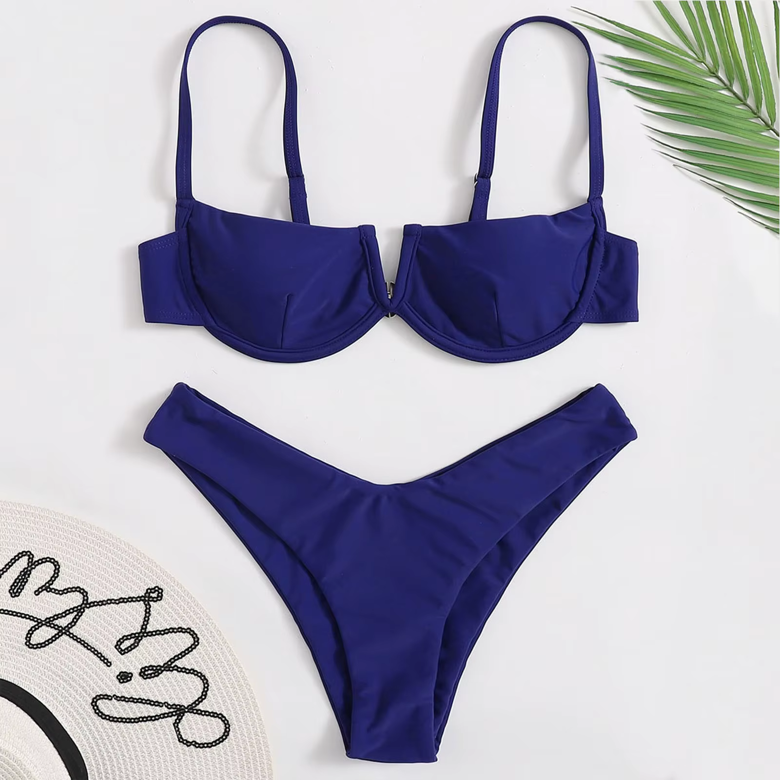 Maillots de bain pour femmes, mode estivale pour femmes, maillot de bain deux pièces push-up en acie