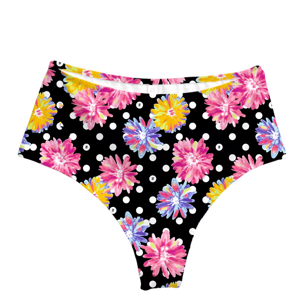 Femmes taille haute bas de Bikini maillots de bain grande taille string Sexy noir brésilien effronté